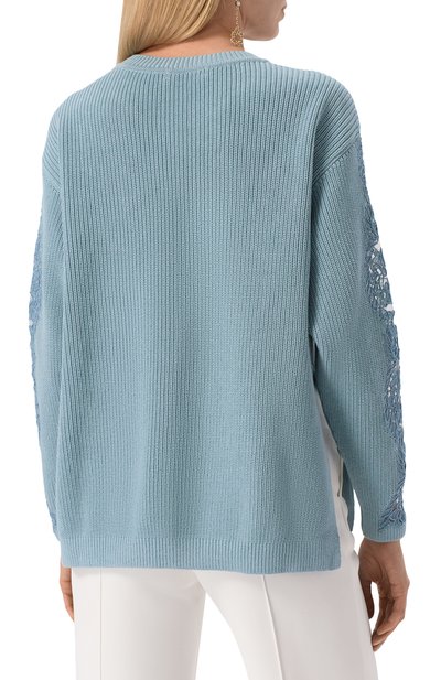 Хлопковый свитер ELIE SAAB, арт. T0154, фото 4