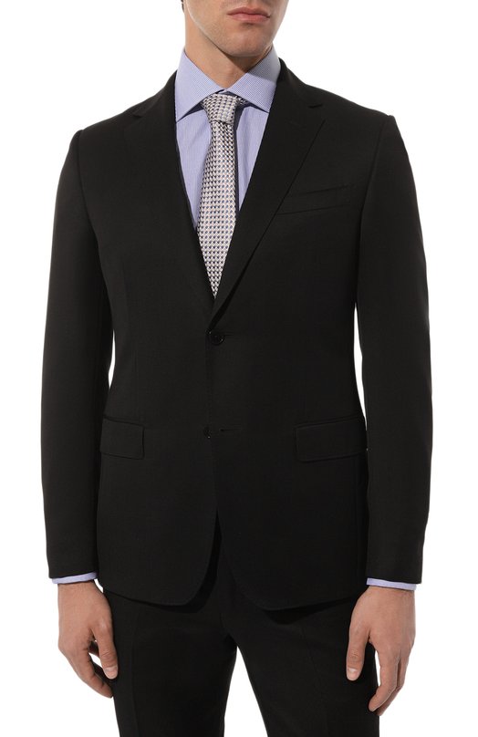 Шерстяной костюм Zegna 28QCGN/522776A5 Чёрный  28QCGN/522776A5 Фото 4