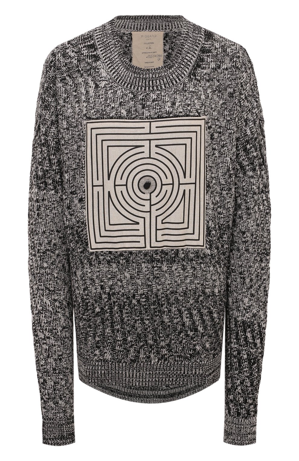 Свитер из шерсти и кашемира MIDGARD PARIS, арт. FK1-SW2901-GR, фото 1