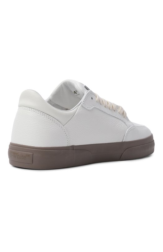 Кожаные кеды Vulc Off-White 0MIA293S26LEA001 Белый  0MIA293S26LEA001 Фото 4