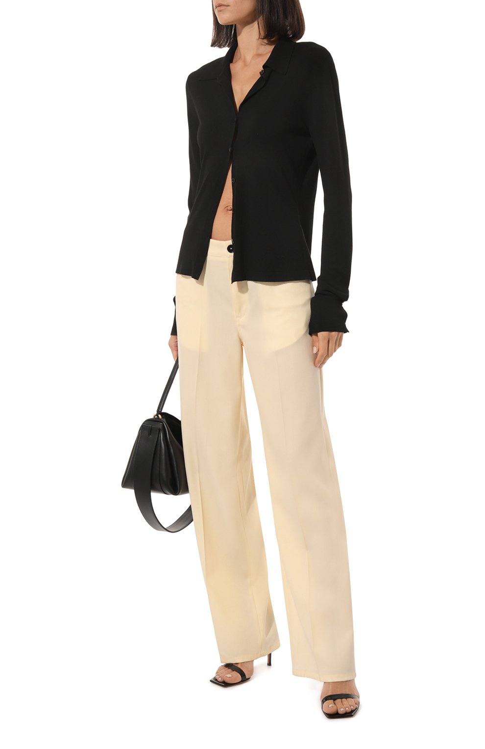 Кожаные босоножки ribbon stiletto 85 GIANVITO ROSSI, арт. G32201.85RIC.VERNER0, фото 2