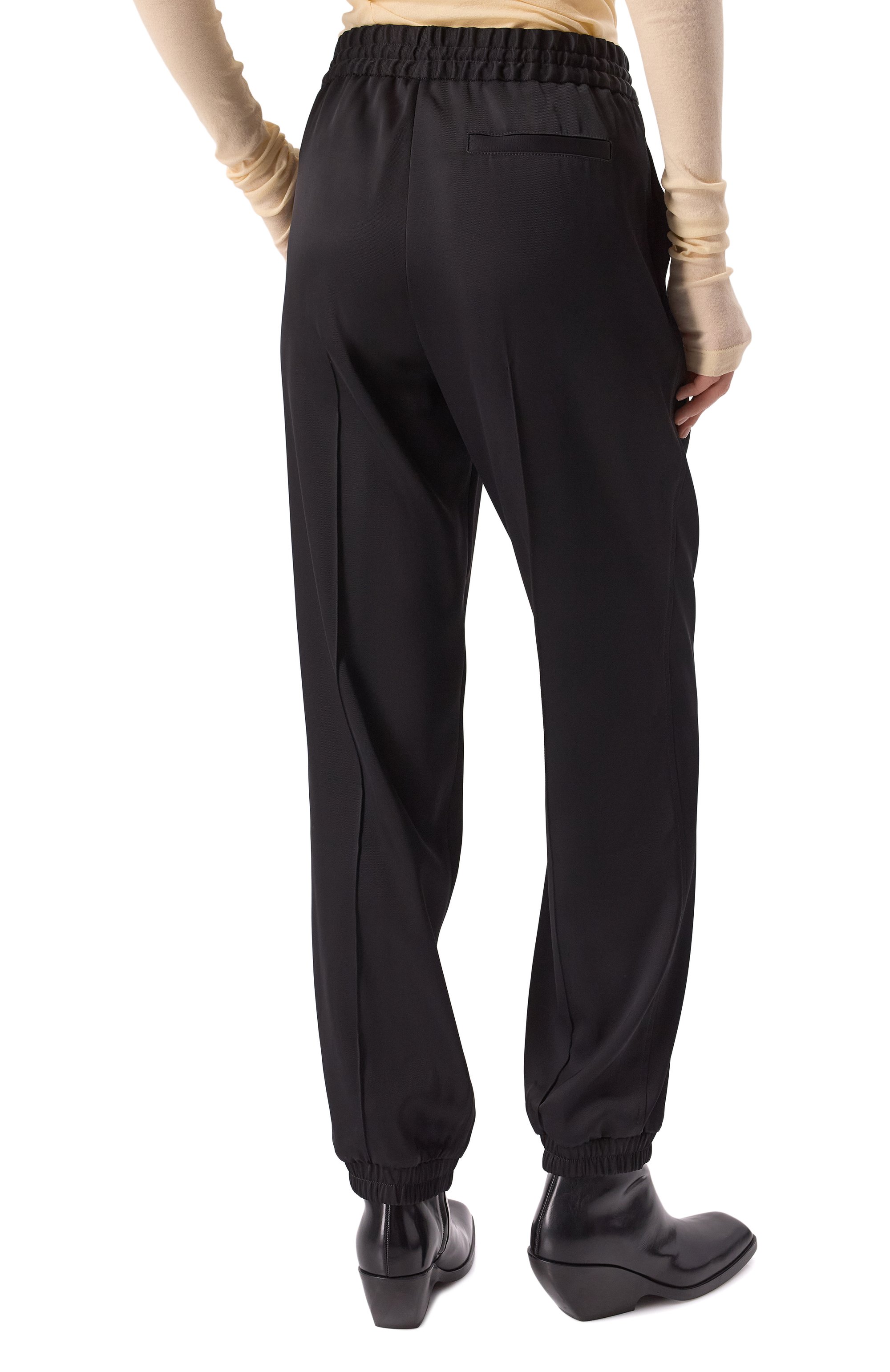 Джоггеры из вискозы и шелка JIL SANDER, арт. J04KA0113/J65112, фото 4