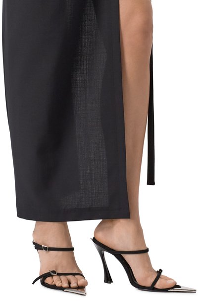 Замшевые мюли MUGLER, арт. MUSS24SC014_TL001, фото 3