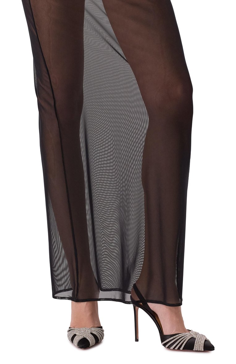 Текстильные туфли gatsby 105 AQUAZZURA, арт. GASHIGL0-SAT-000, фото 1