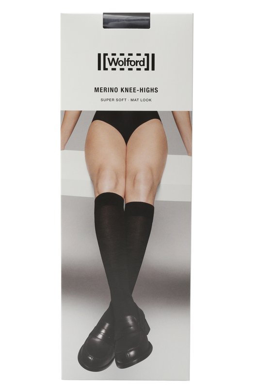 Шерстяные гольфы Wolford 31310 Чёрный 31310