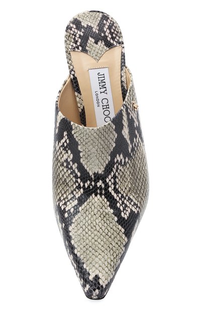 Кожаные мюли rya 90 JIMMY CHOO, арт. RYA 90/NKE, фото 5