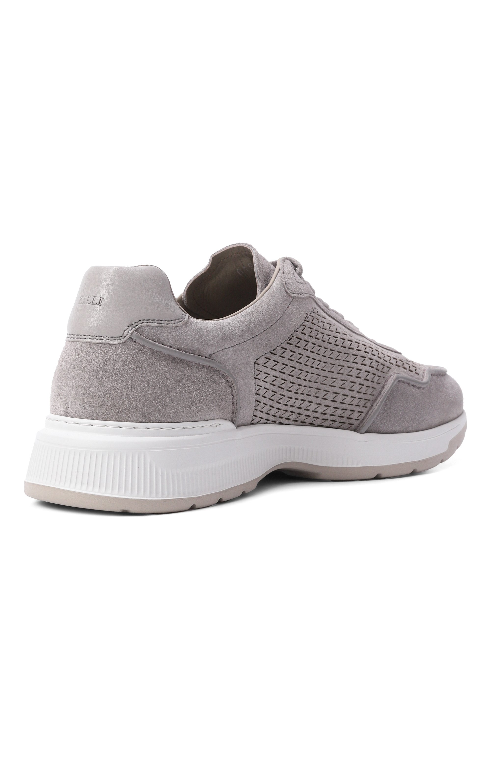 Замшевые кроссовки ZILLI, арт. H0199AM1194VZEV06, фото 4