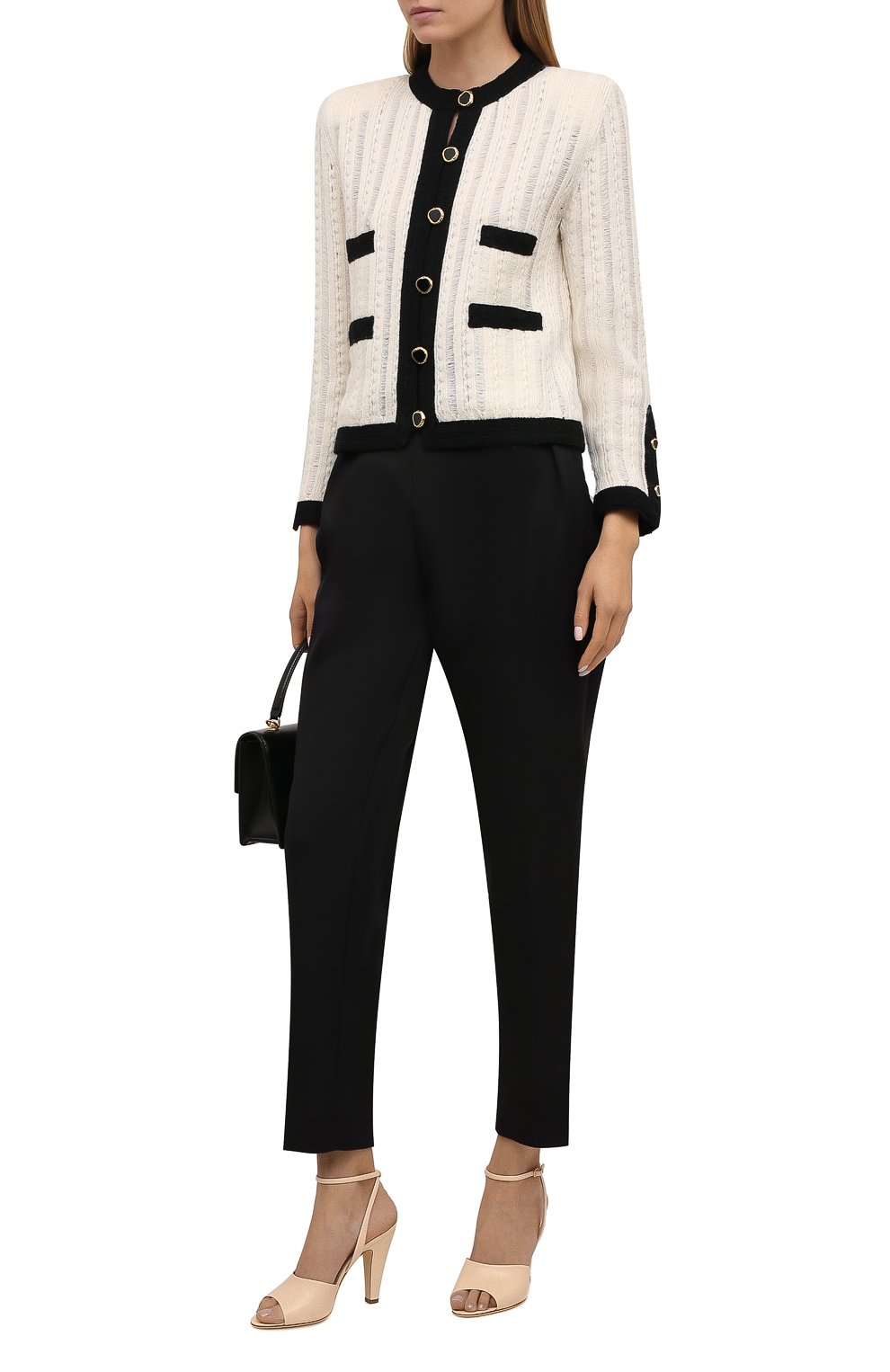 Кожаные босоножки SAINT LAURENT, арт. 662269/19X00, фото 2