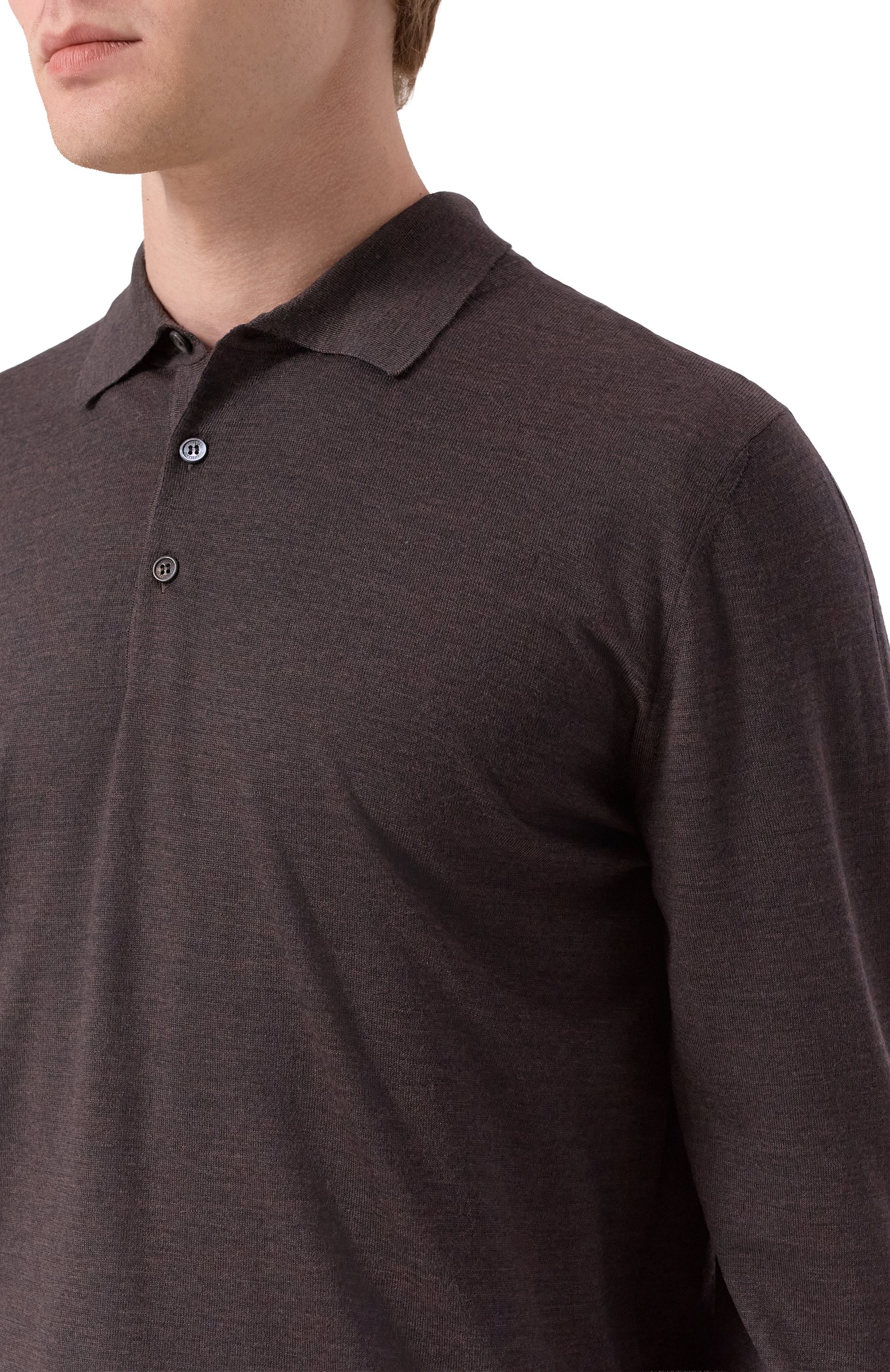 Шерстяное поло CORNELIANI, арт. 26M529-2625126, фото 5