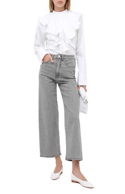 Хлопковая блузка TOTEME, арт. CABRERA 203-754-710, фото 2