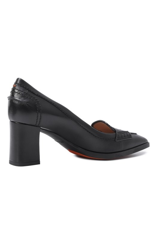 Кожаные туфли Santoni WDEG71386PC4NVGB Чёрный  WDEG71386PC4NVGB Фото 5