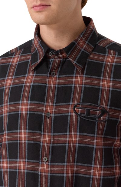 Хлопковая рубашка DIESEL, арт. A19445/0AJFI, фото 5