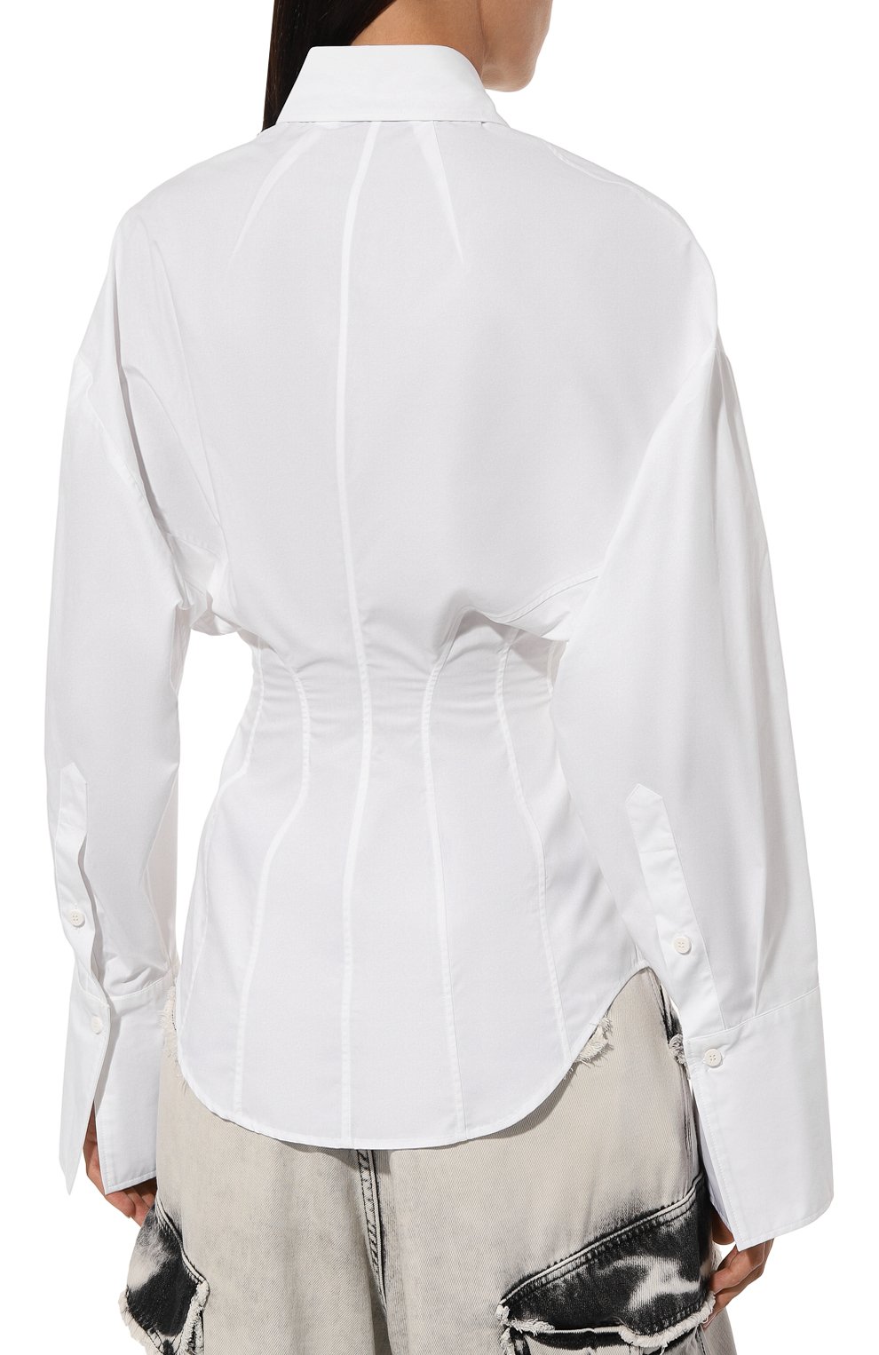 Хлопковая рубашка THE ATTICO, арт. 247WCH28, фото 4