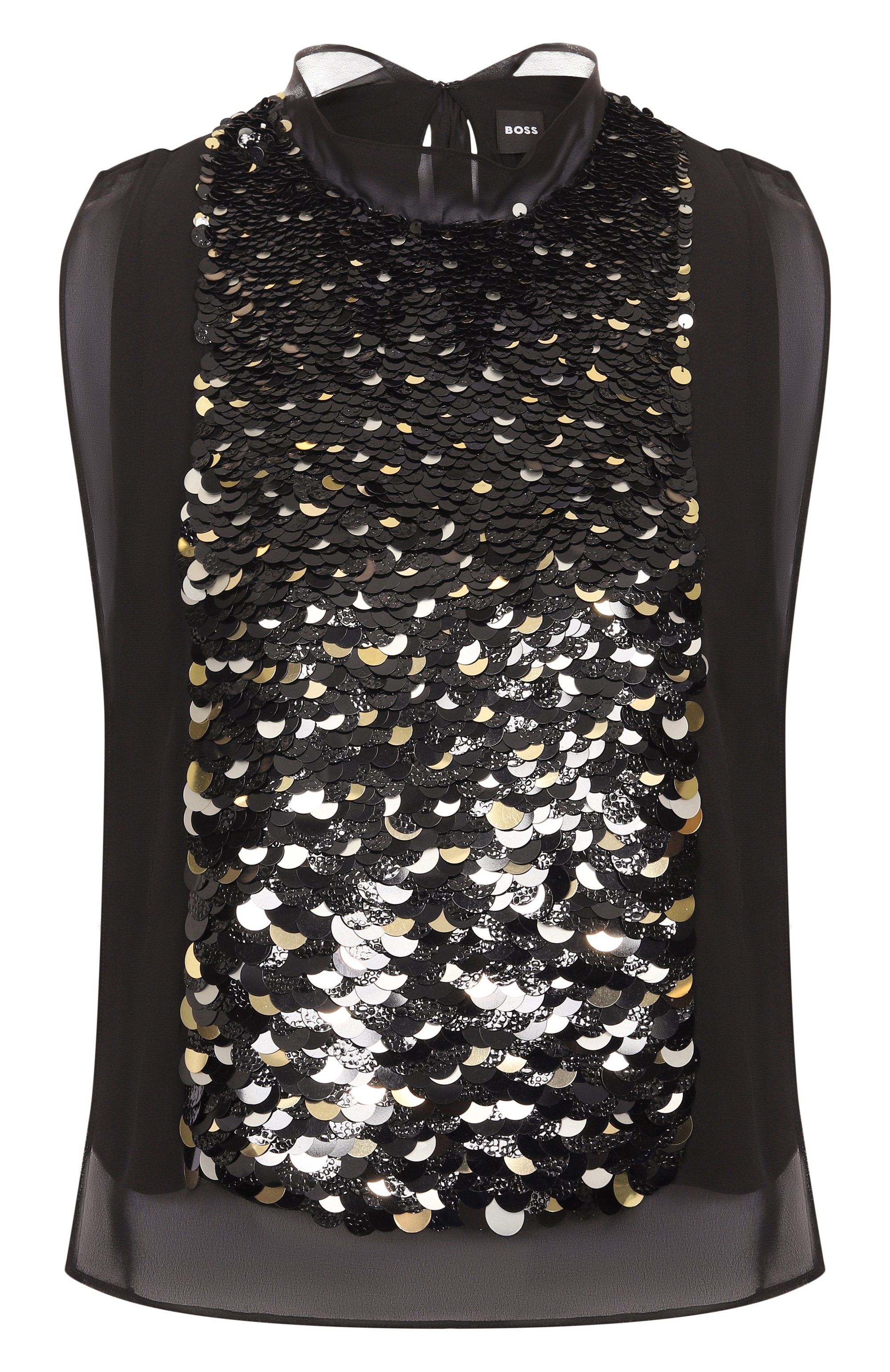 Топ с отделкой пайетками BOSS, арт. 50546946, фото 1