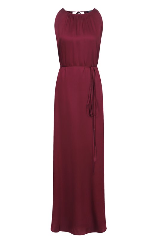 Атласное платье Pietro Brunelli AG2416/VIG001 Бордовый AG2416/VIG001