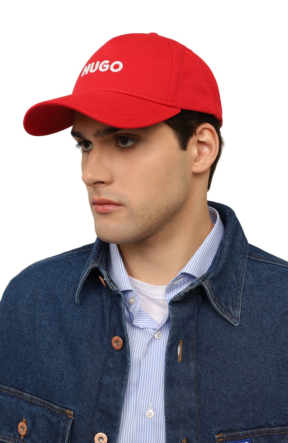 Хлопковая бейсболка HUGO, арт. 50496033, фото 2