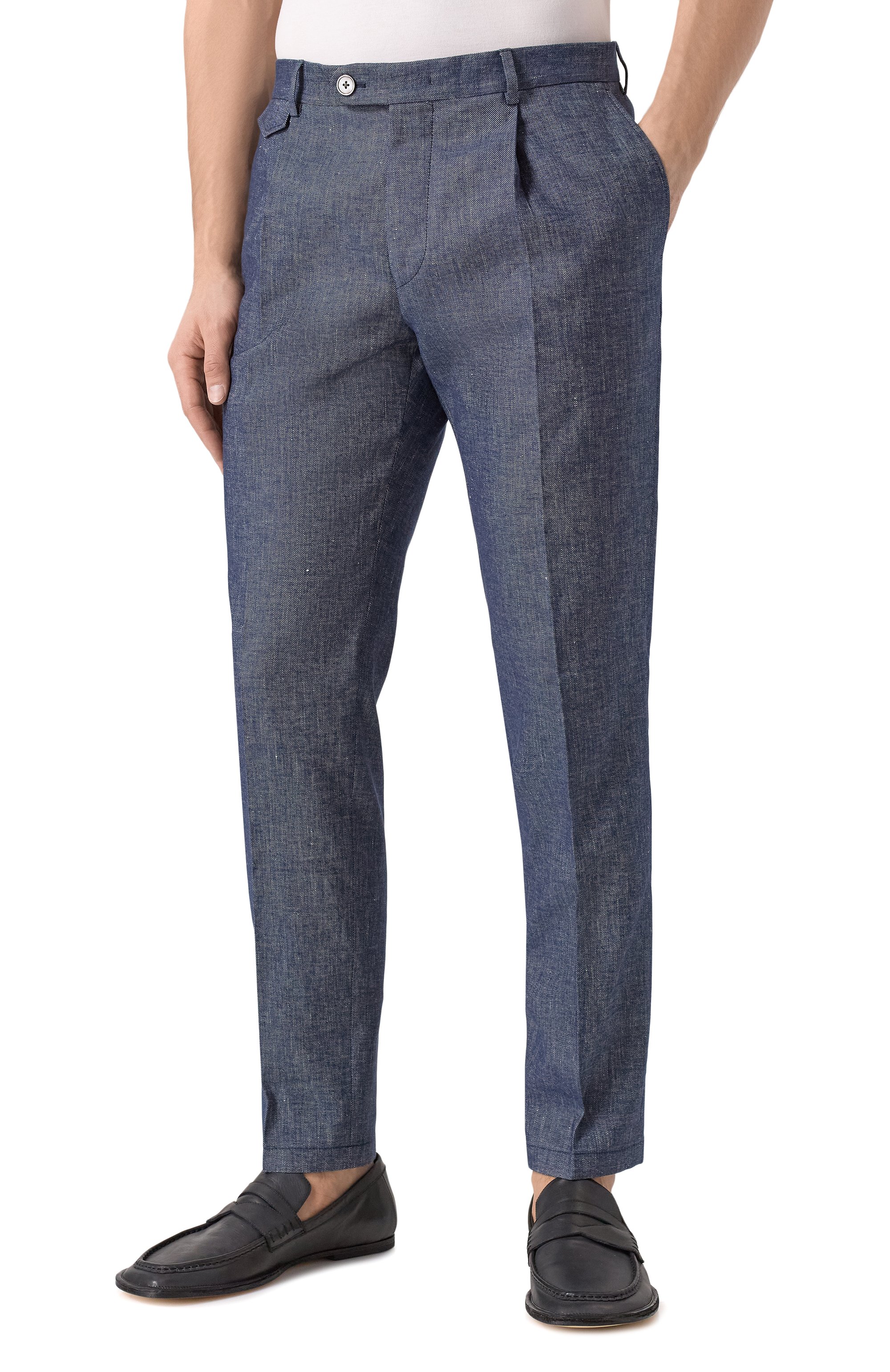 Брюки изо льна и хлопка WINDSOR, арт. 13 SILVI 10019385/30046342, фото 3