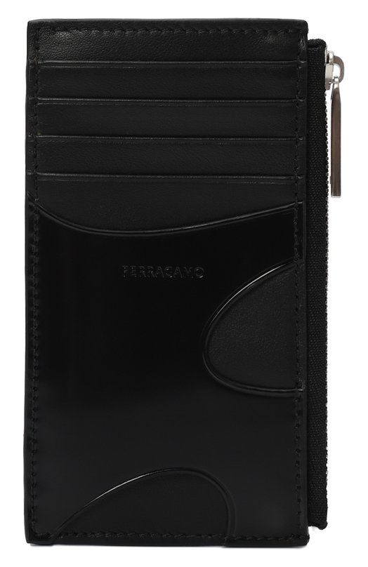 

Кожаный футляр для кредитных карт Ferragamo, Чёрный
