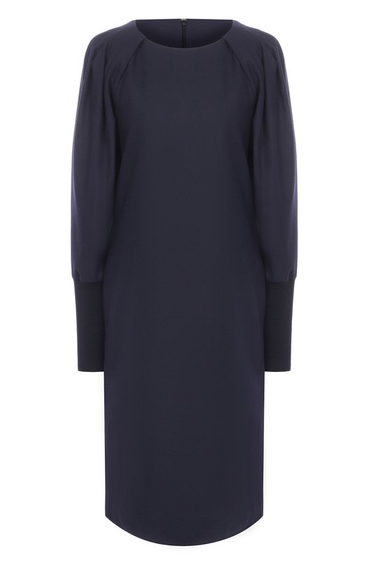 Платье из шерсти и кашемира Emporio Armani EW002311/TE10537 Синий EW002311/TE10537