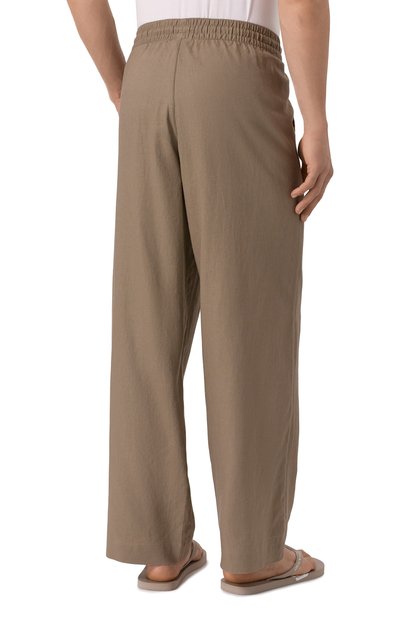 Брюки изо льна и вискозы EMPORIO ARMANI, арт. EM000586/AF12356, фото 4