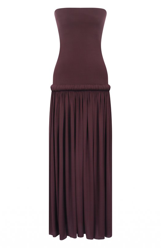 Платье из вискозы Alaia AA9R1406J050A Бордовый AA9R1406J050A