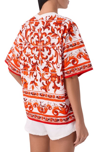 Хлопковая футболка DOLCE & GABBANA, арт. F8U10T/GDDT5, фото 4