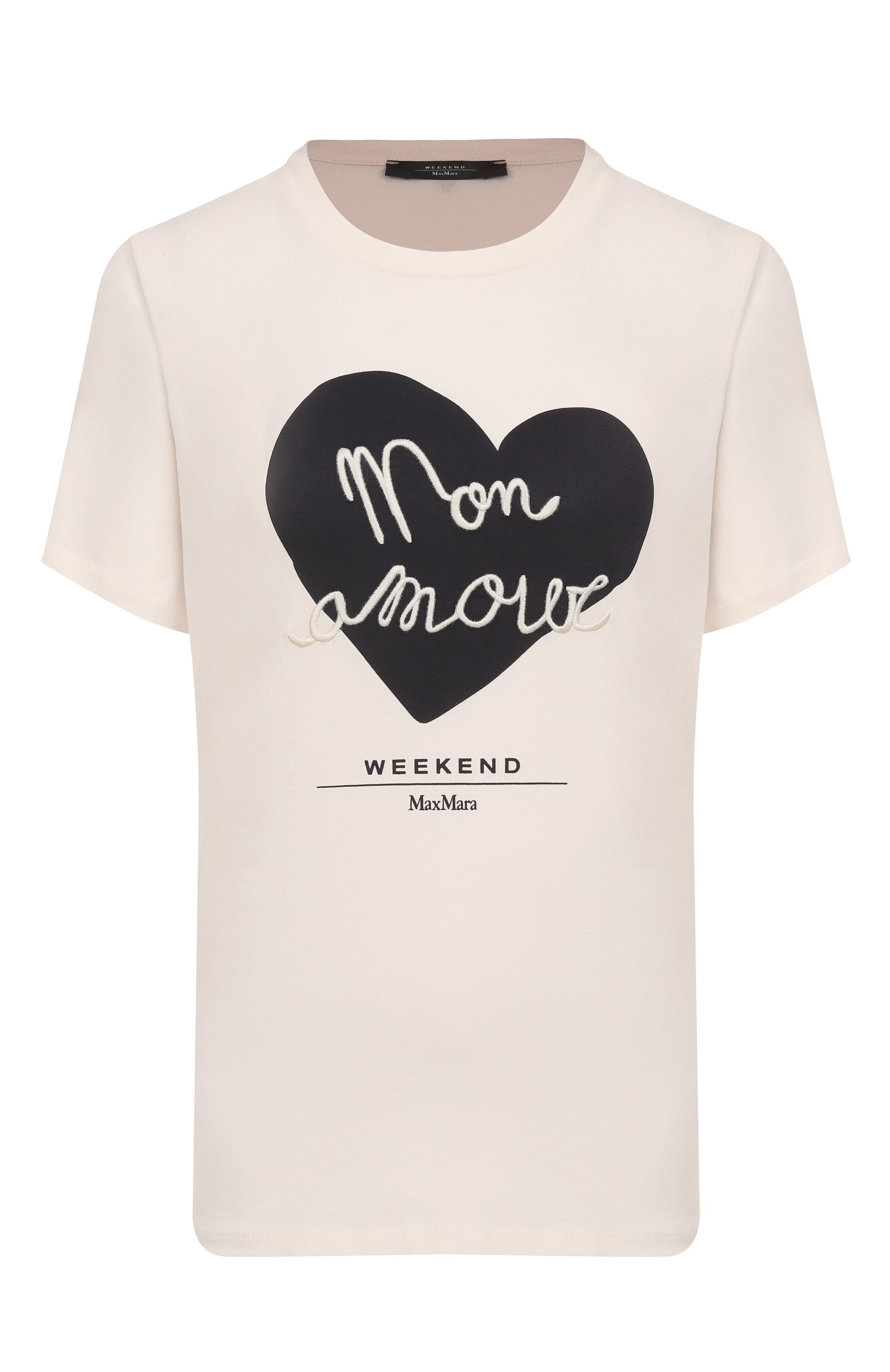 Хлопковая футболка WEEKEND MAX MARA, арт. VELL0, фото 1