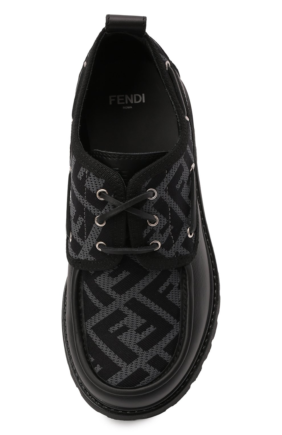 Кожаные дерби FENDI, арт. JMR358/AEGP/27-31, фото 4