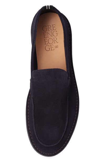 Замшевые лоферы GREEN GEORGE темно-синего цвета по цене 49500 руб., арт. 1049/LIGHT, фото 5 Замшевые лоферы GREEN GEORGE, арт. 1049/LIGHT, фото 5