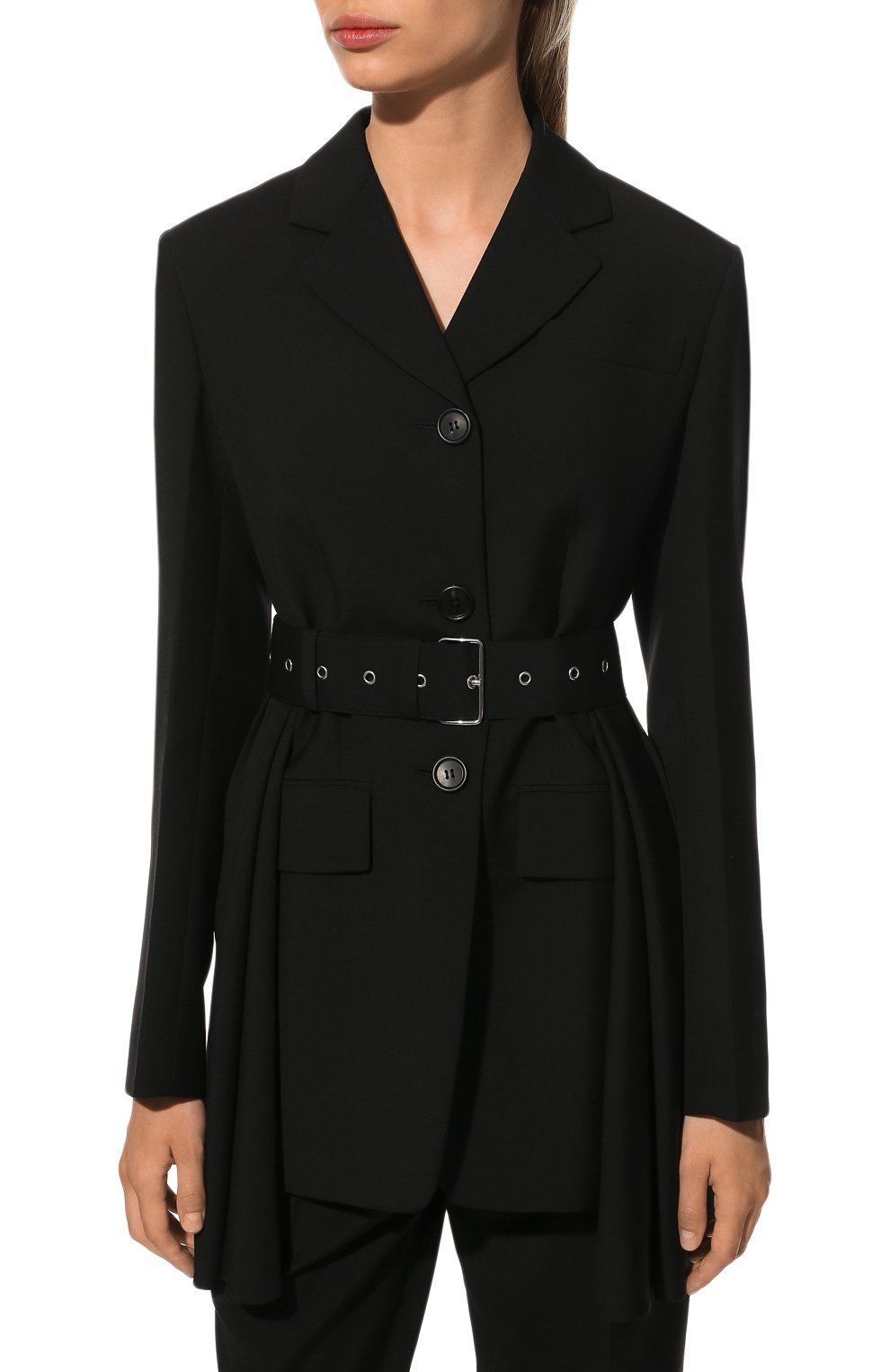 Шерстяной жакет PRADA, арт. P591LH-1XMY-F0002-211, фото 3