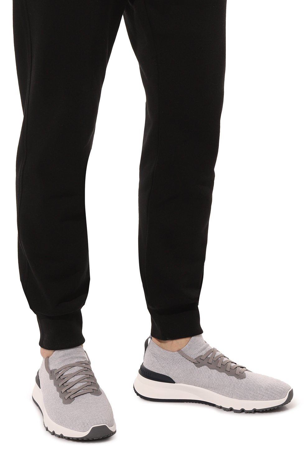 Текстильные кроссовки BRUNELLO CUCINELLI, арт. MZUPMB2055, фото 3