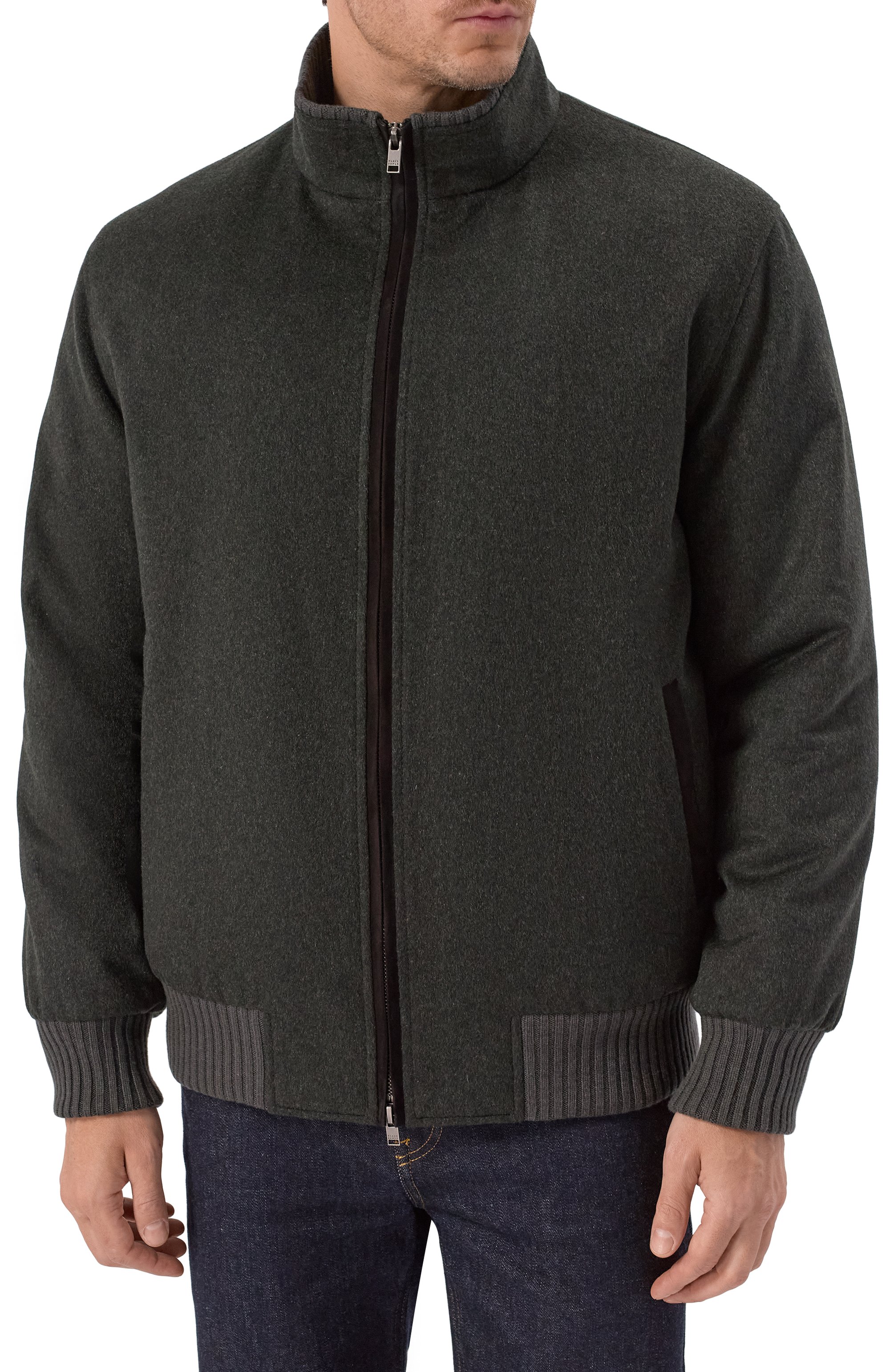 Кашемировый бомбер с подкладкой из соболя BLACK SABLE, арт. BS-MWB-EB, фото 3