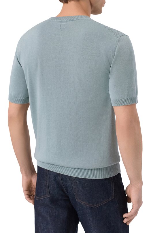 Джемпер Canali C1176/MK02463 Голубой  C1176/MK02463 Фото 4