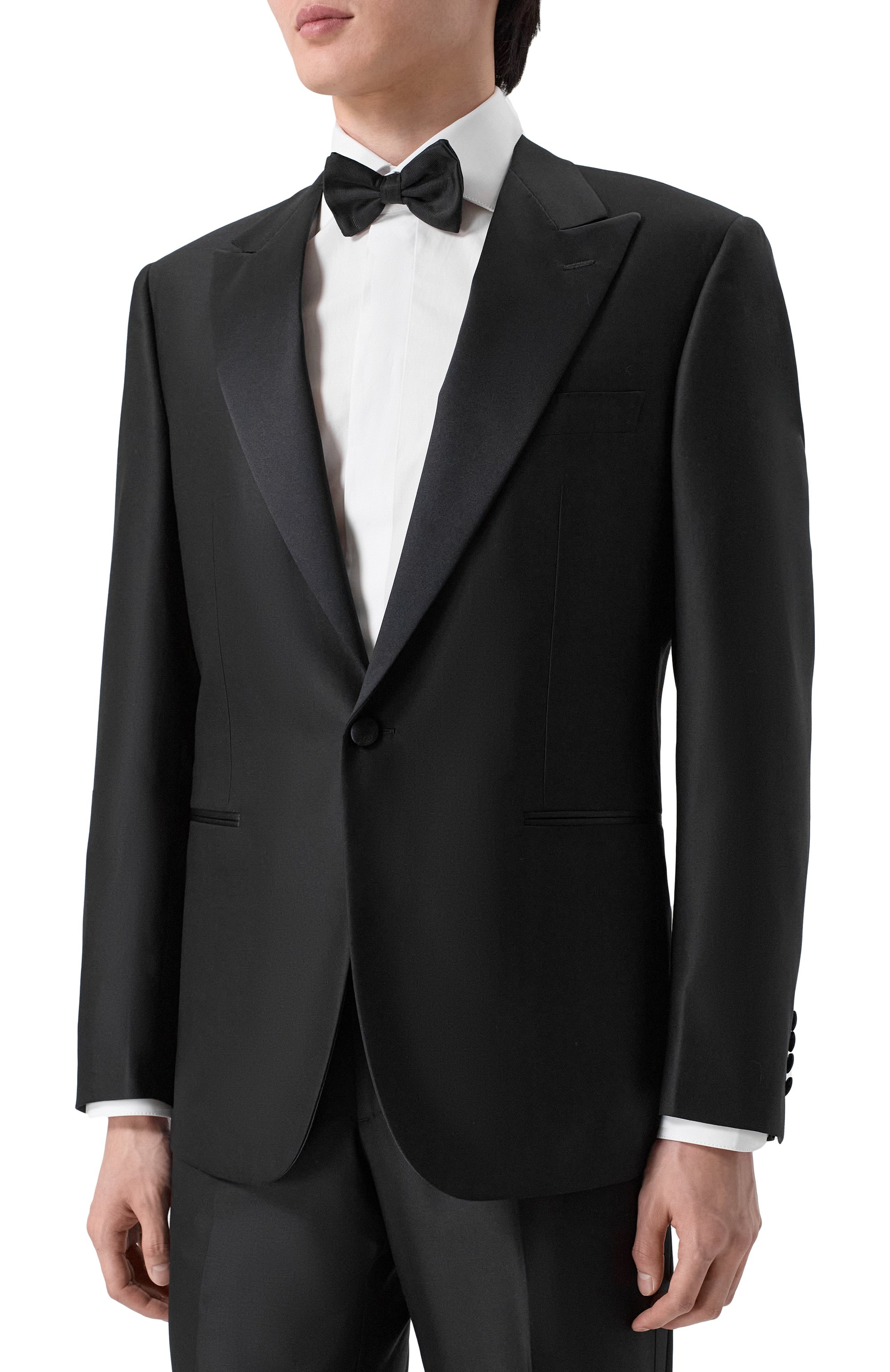 Шерстяной смокинг STEFANO RICCI, арт. S2SF43122B/HB_001, фото 2