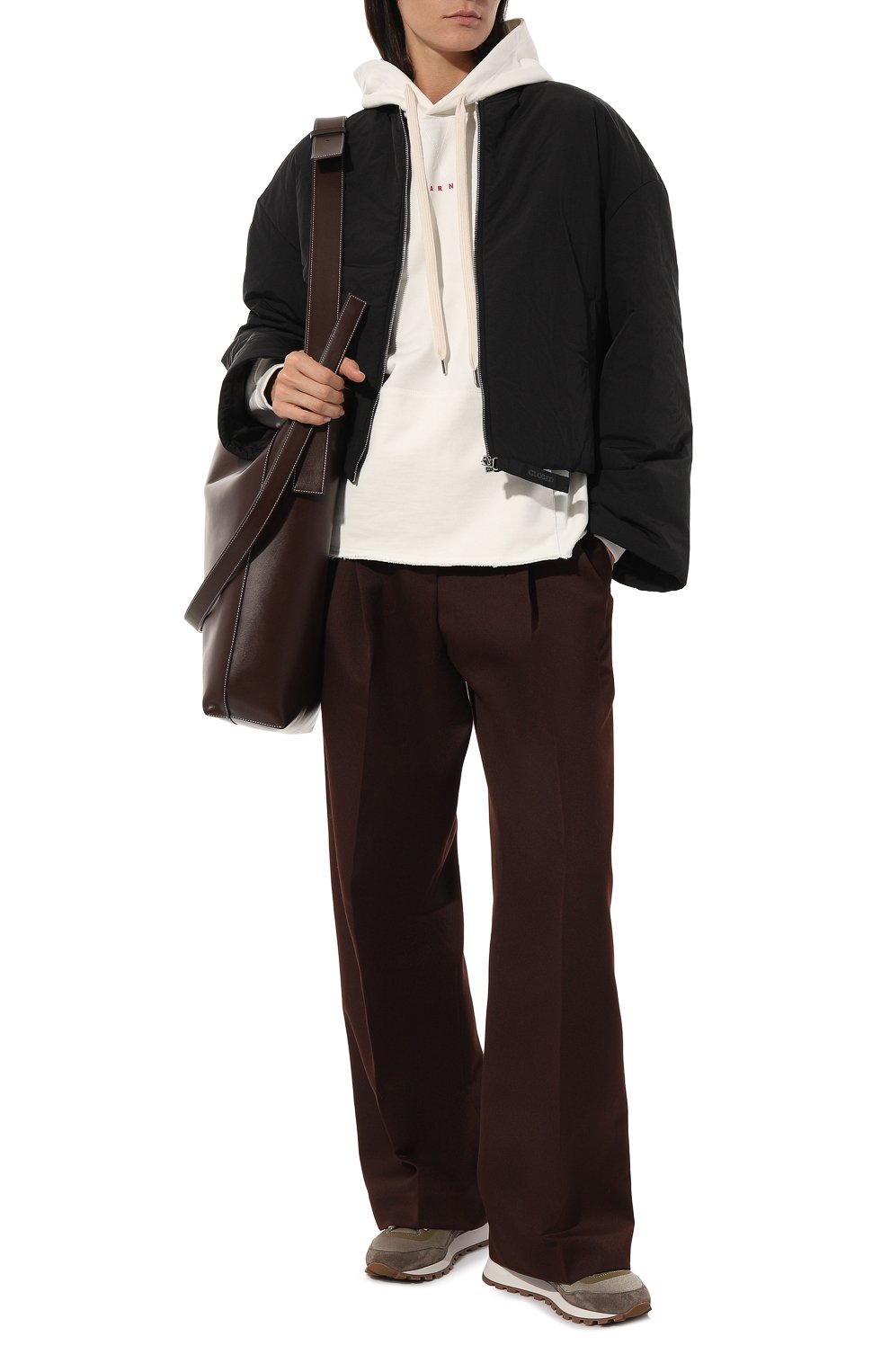 Хлопковое худи MARNI, арт. FLJE0176P1/USCU87, фото 2