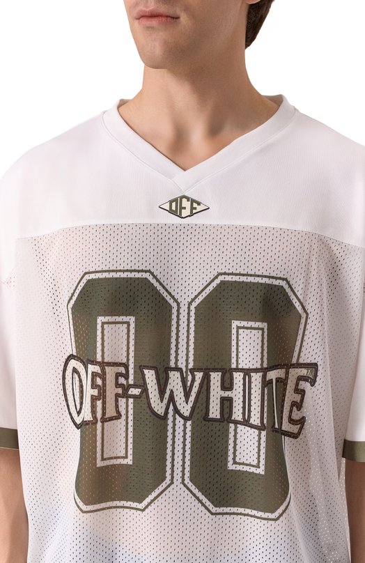 Футболка Off-White 0MAD003S25JER002 Белый  0MAD003S25JER002 Фото 5