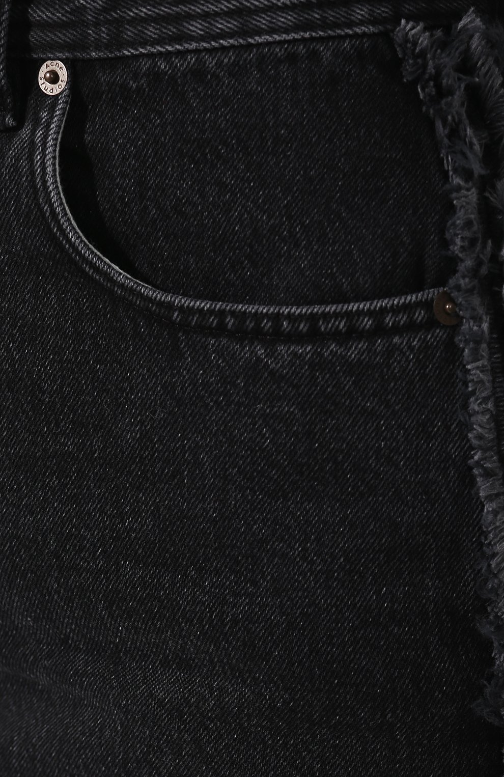Джинсовая юбка ACNE STUDIOS черного цвета по цене 23100 руб., арт. AF0044, фото 5 Джинсовая юбка ACNE STUDIOS, арт. AF0044, фото 5