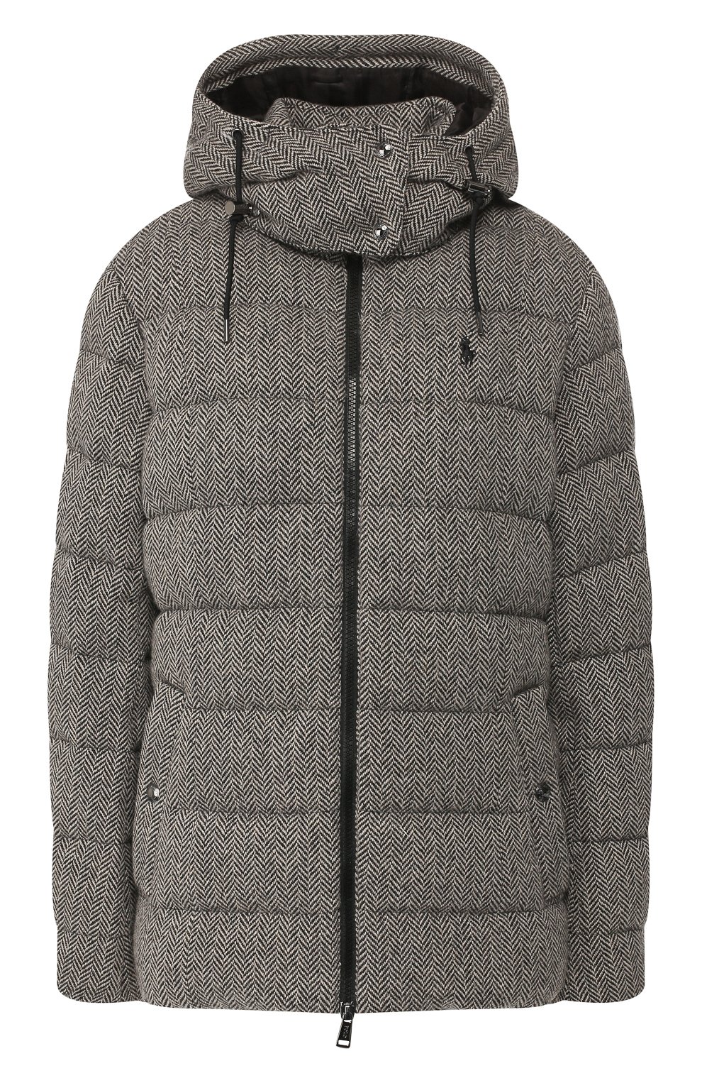 Пуховая куртка POLO RALPH LAUREN черно-белого цвета по цене 47150 руб., арт. 211773823, фото 1 Пуховая куртка POLO RALPH LAUREN, арт. 211773823, фото 1