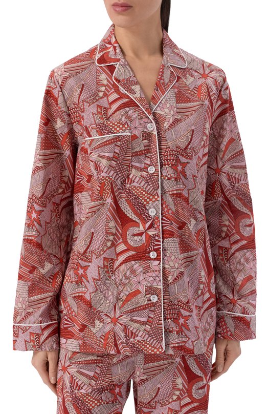 Хлопковая пижама Derek Rose 2012/LEDB093 Красный  2012/LEDB093 Фото 3