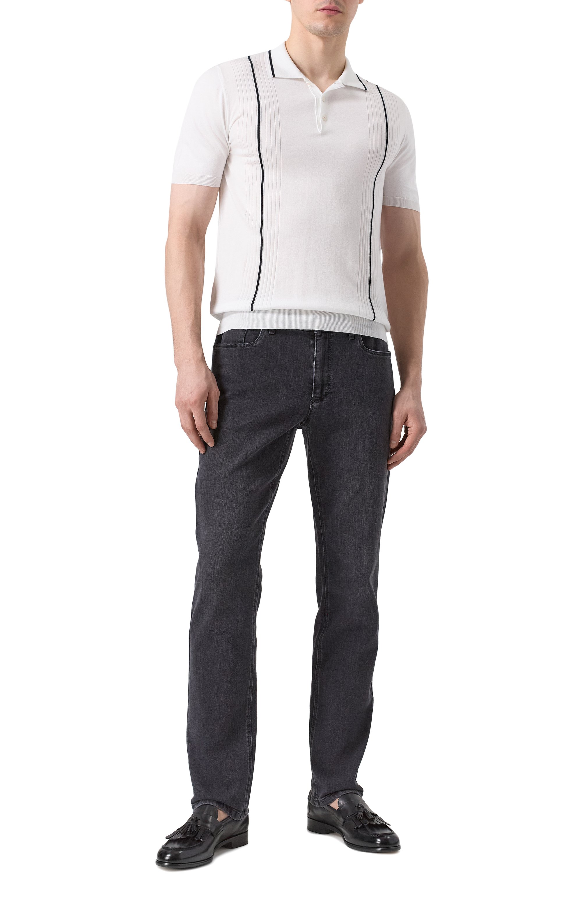 Хлопковое поло KITON, арт. UMK0715V110A, фото 2