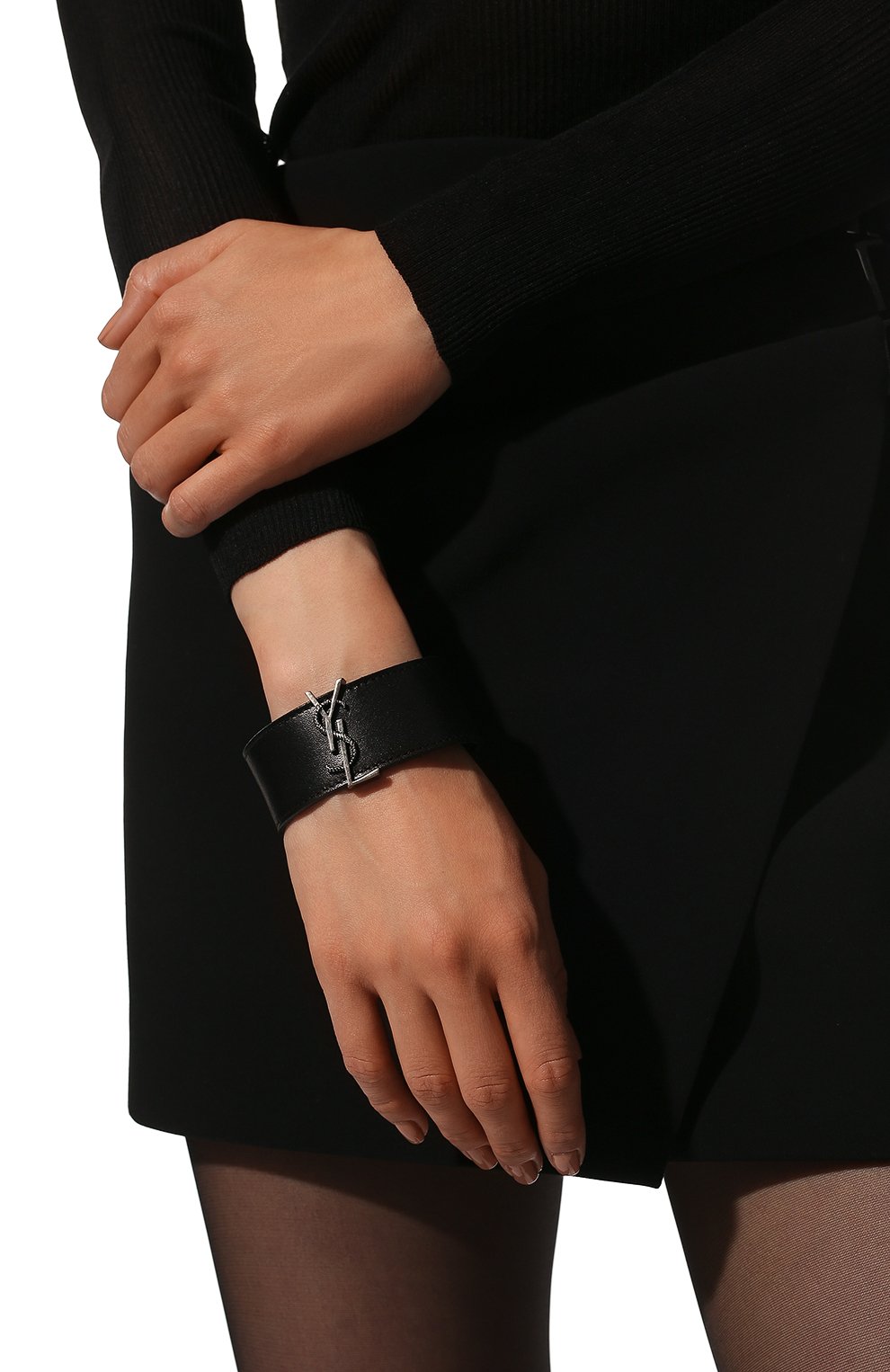 Кожаный браслет SAINT LAURENT, арт. 586800/0IH0D, фото 2
