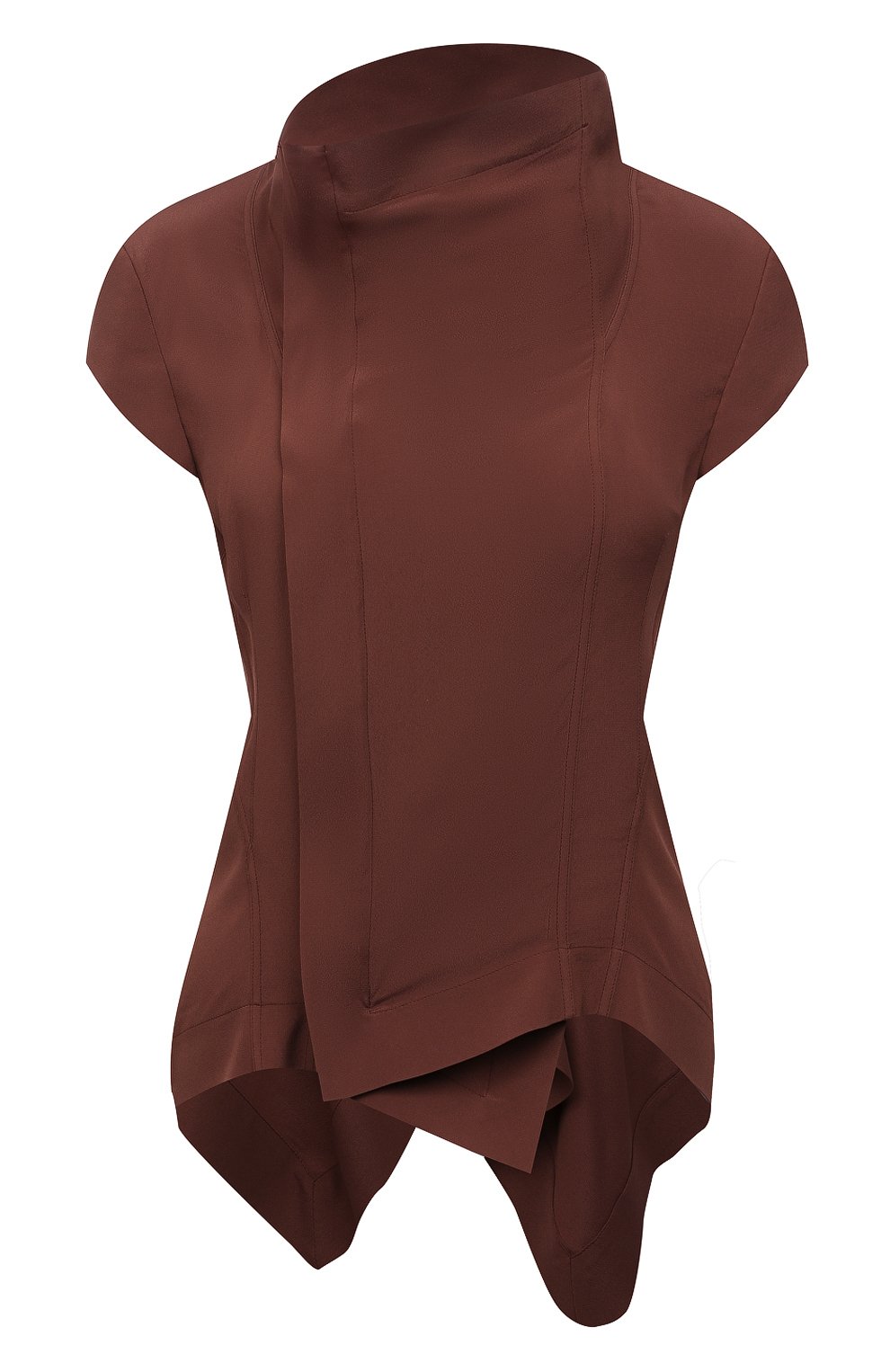 Жакет RICK OWENS коричневого цвета по цене 99800 руб., арт. RP21S3730/CC, фото 1 Жакет RICK OWENS, арт. RP21S3730/CC, фото 1