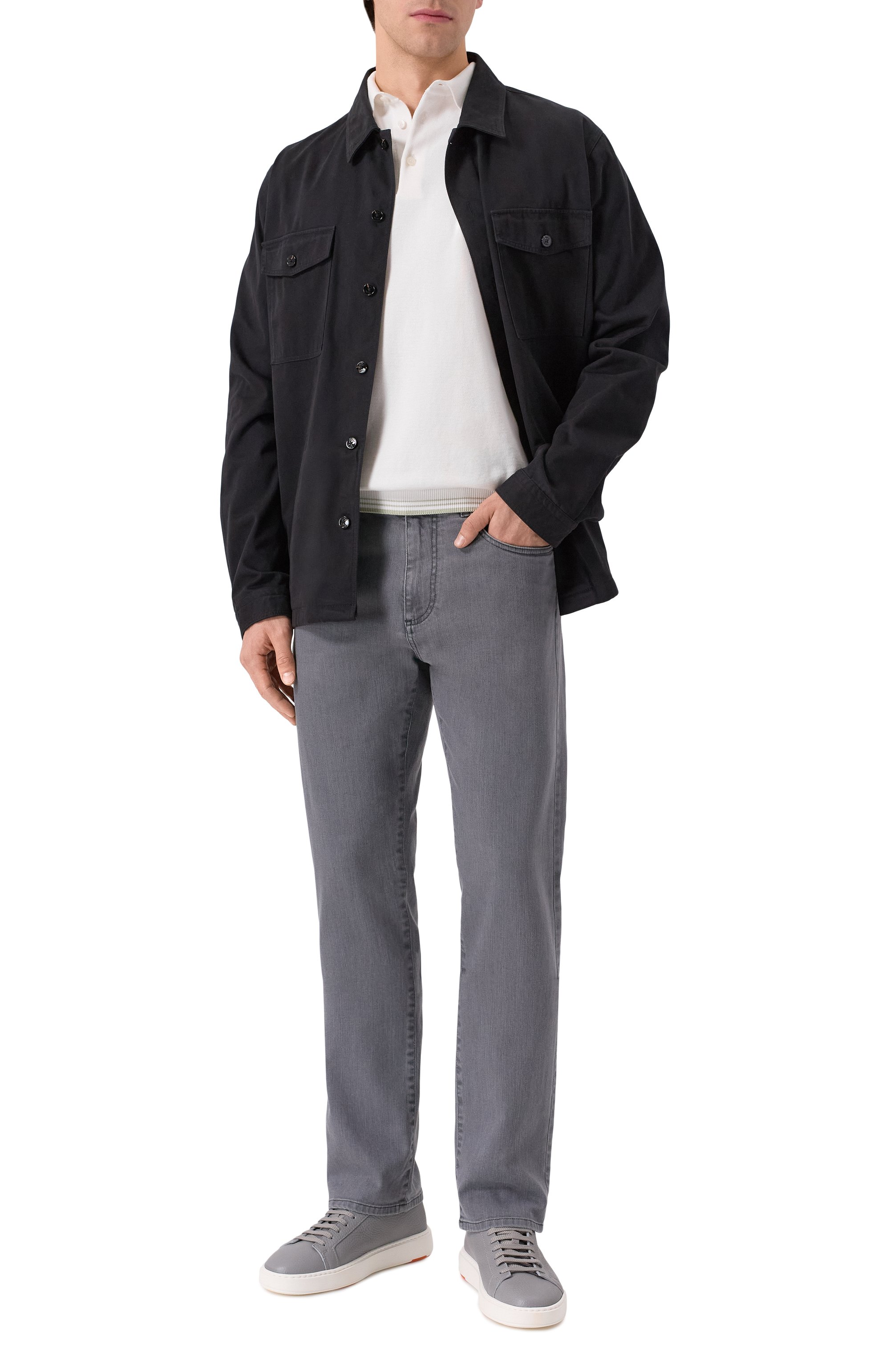 Хлопковое поло PAUL&SHARK, арт. 26411634, фото 2