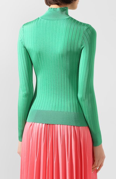 Водолазка из вискозы GIVENCHY зеленого цвета по цене 68200 руб., арт. BW909C4Z5V, фото 4 Водолазка из вискозы GIVENCHY, арт. BW909C4Z5V, фото 4