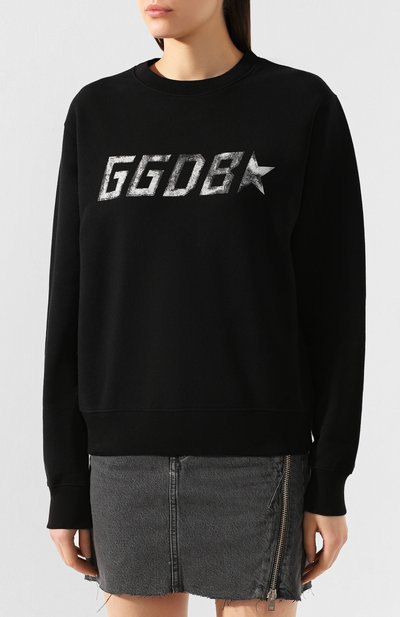 Хлопковый свитшот GOLDEN GOOSE DELUXE BRAND, арт. G35WP029.A2, фото 3