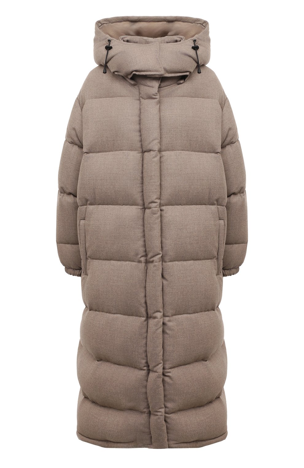 Пуховик SIMONETTA RAVIZZA бежевого цвета по цене 273000 руб., арт. F04C096T77, фото 1 Пуховик SIMONETTA RAVIZZA, арт. F04C096T77, фото 1