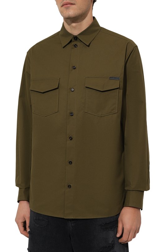 Рубашка Dolce & Gabbana G5MG3T/HUM0A Хаки  G5MG3T/HUM0A Фото 3