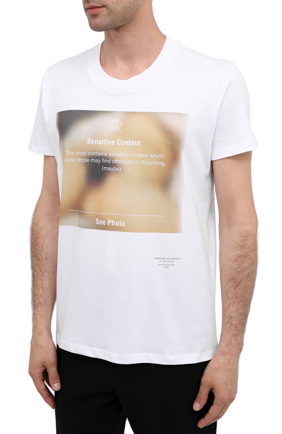 Хлопковая футболка DIEGO VENTURINO, арт. FW20-DV TS SCP, фото 3