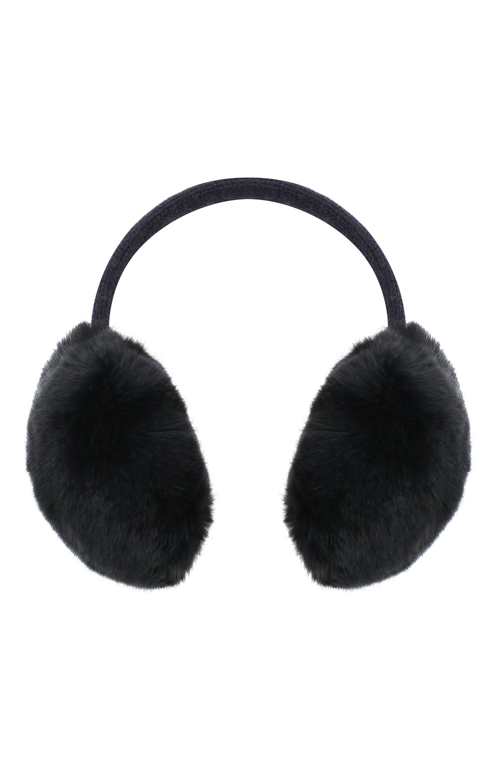 Шерстяные наушники с меховой отделкой YVES SALOMON ENFANT, арт. 20WEA310XXREXW, фото 1