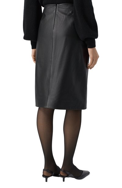 Кожаная юбка LOULOU DE SAISON, арт. EKARE, фото 4